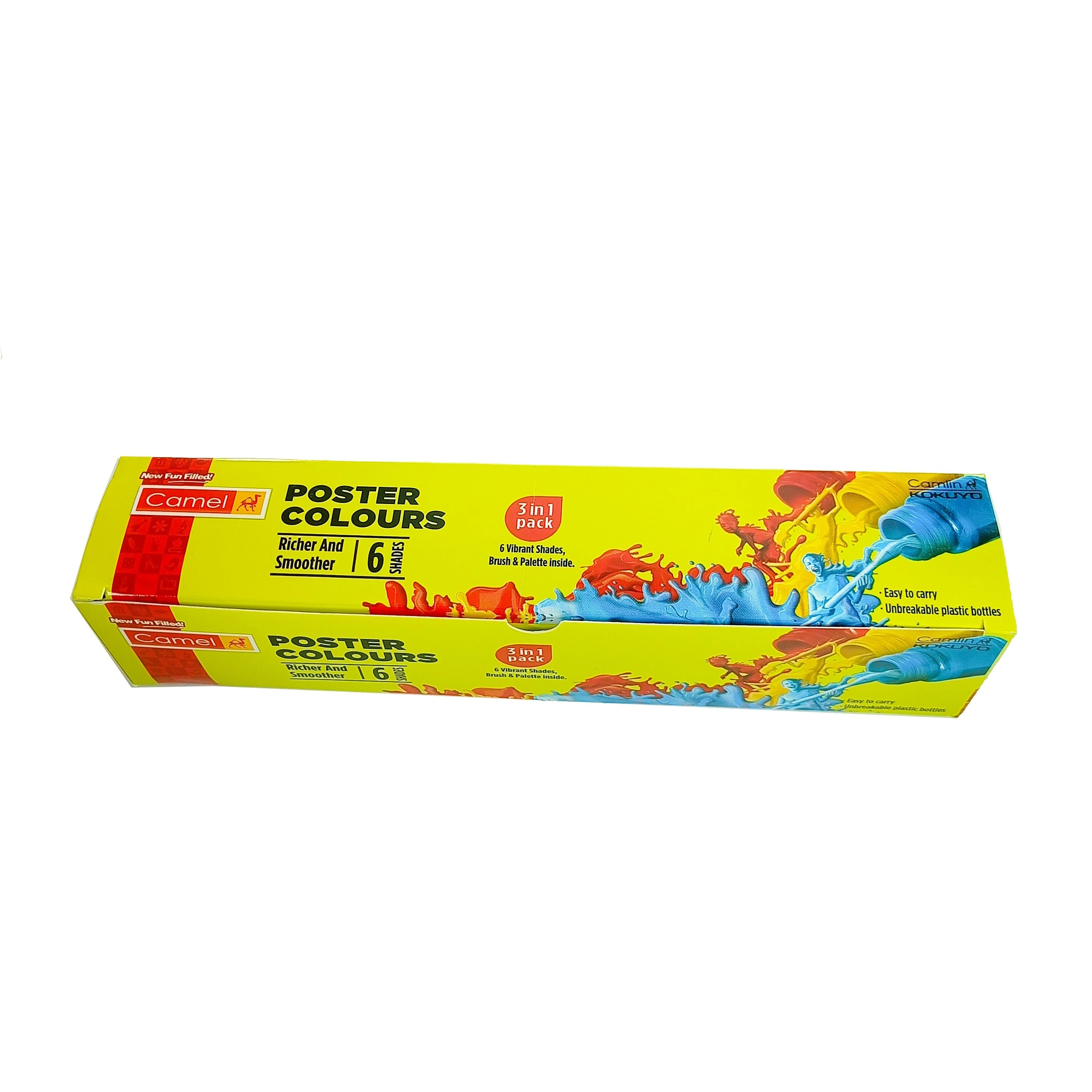 Camel Poster Colour 6 Shades(3 in 1 Pack)