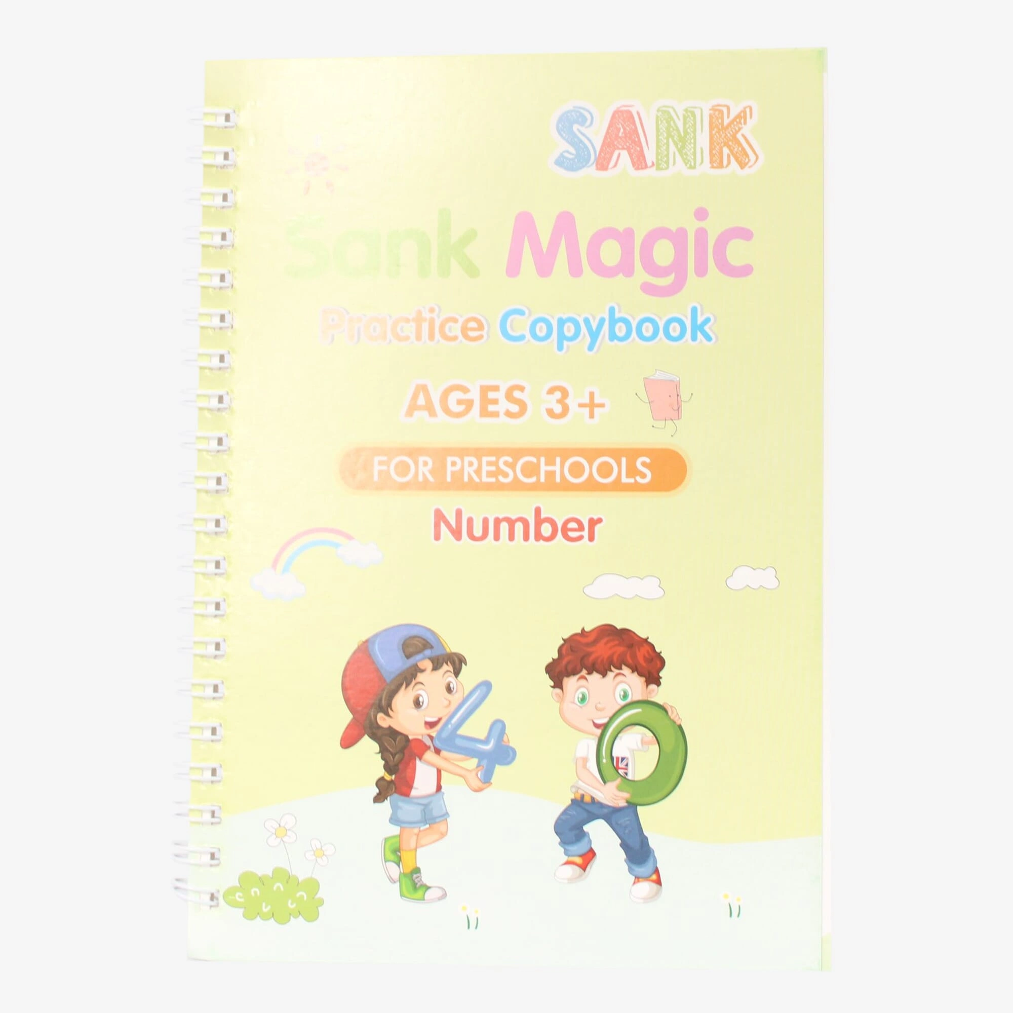 Yellow Sank Magic Practice Ages 3+ For Preschools Alphabetical With Pen